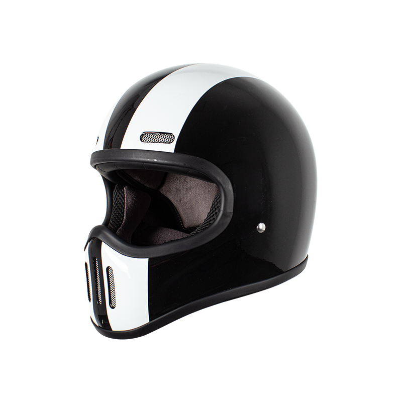 Мотоциклетный шлем Retro Carbon Full Face 