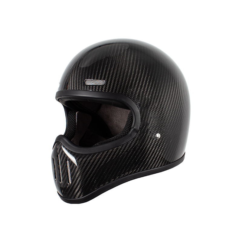 Мотоциклетный шлем Retro Carbon Full Face 