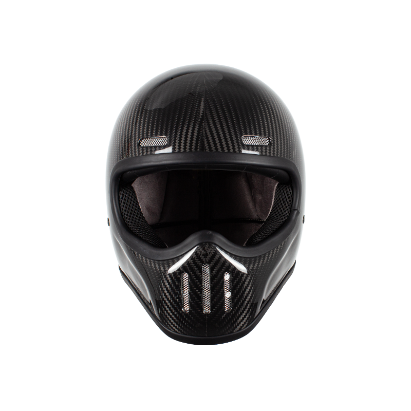 Мотоциклетный шлем Retro Carbon Full Face 